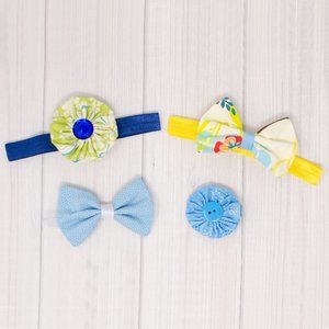 Summer Fun Hair Bow & Headband Set